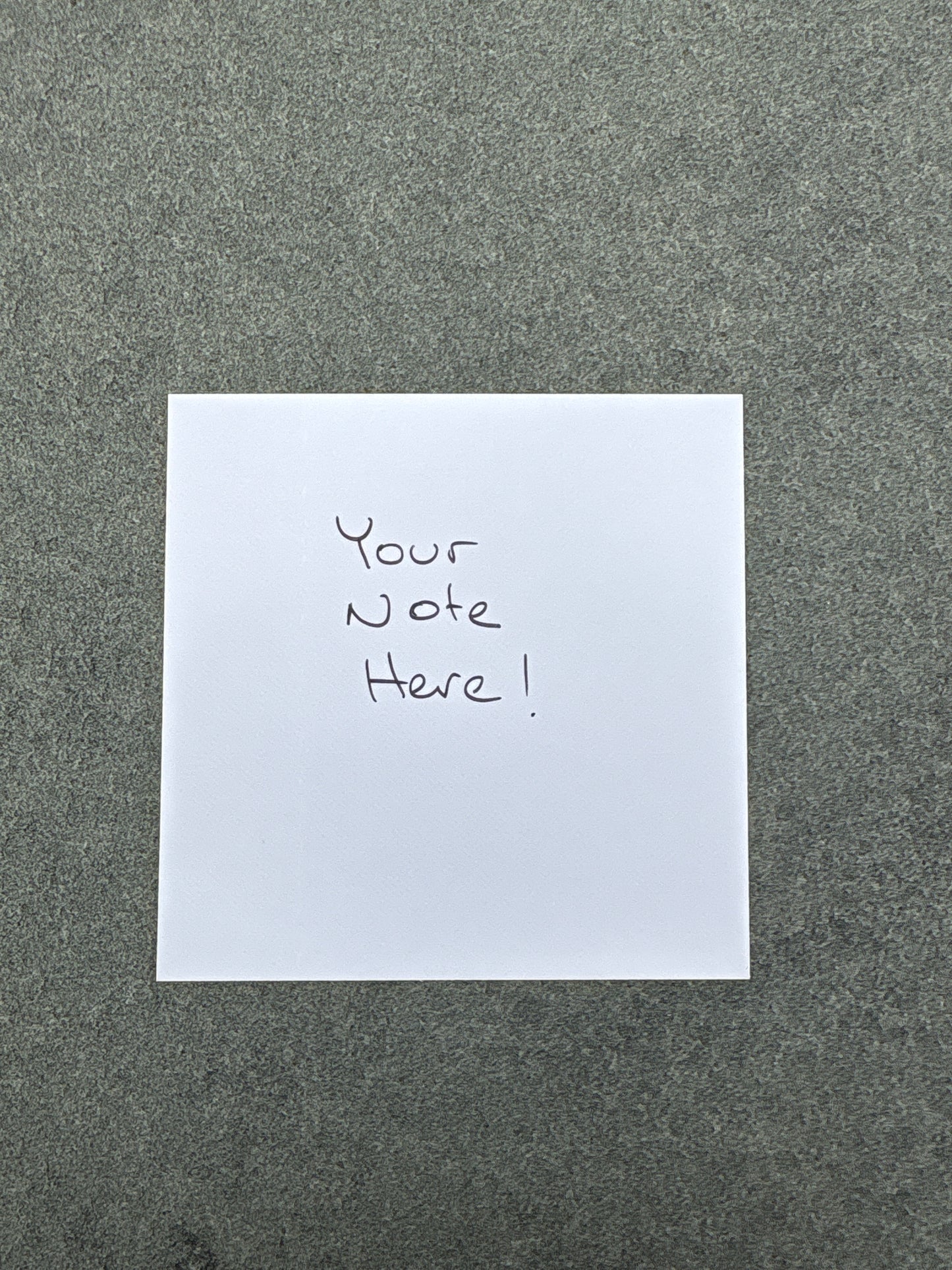 Personalized Handwritten Card
