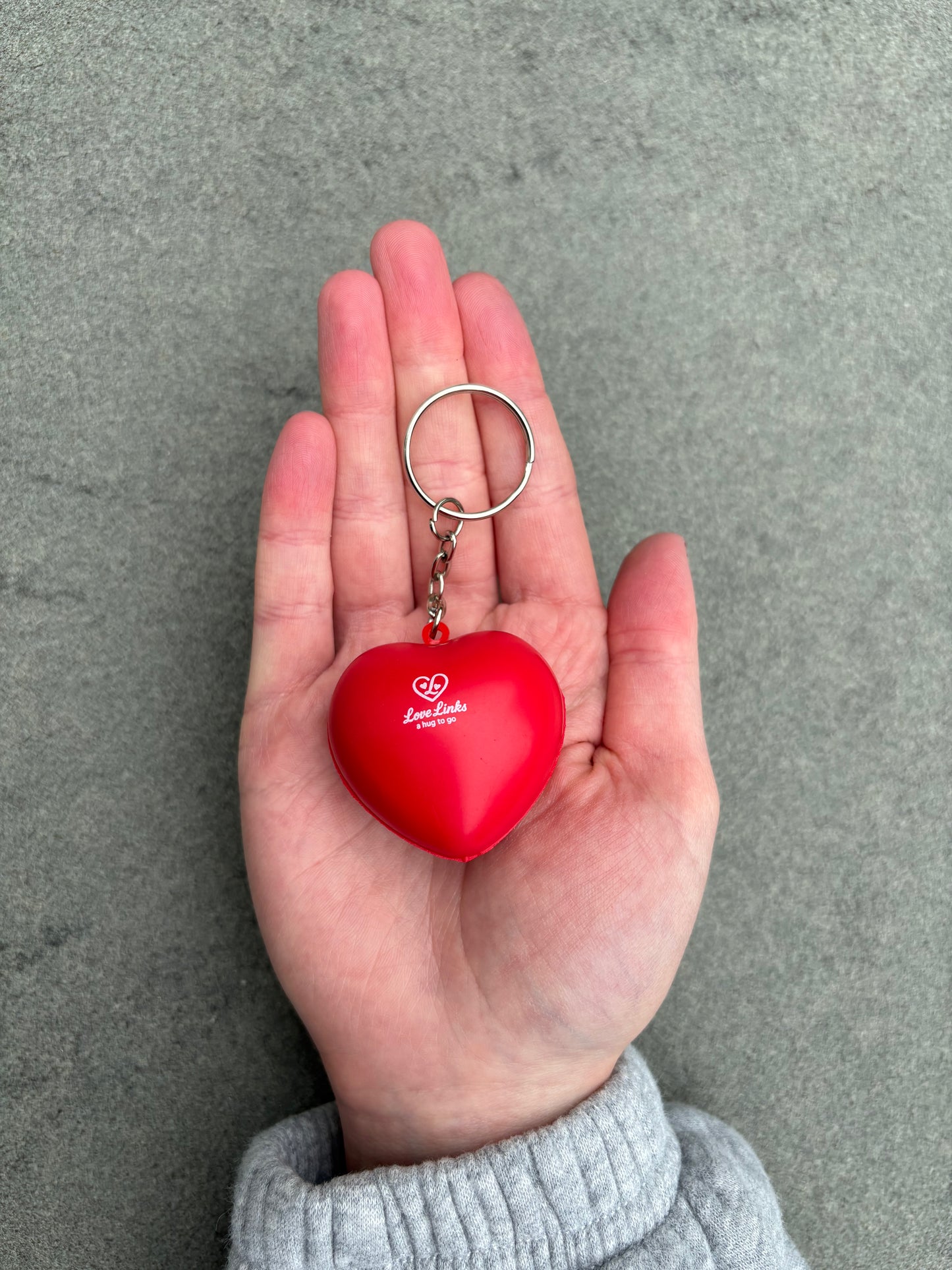 Love Links Stress Ball Keychain